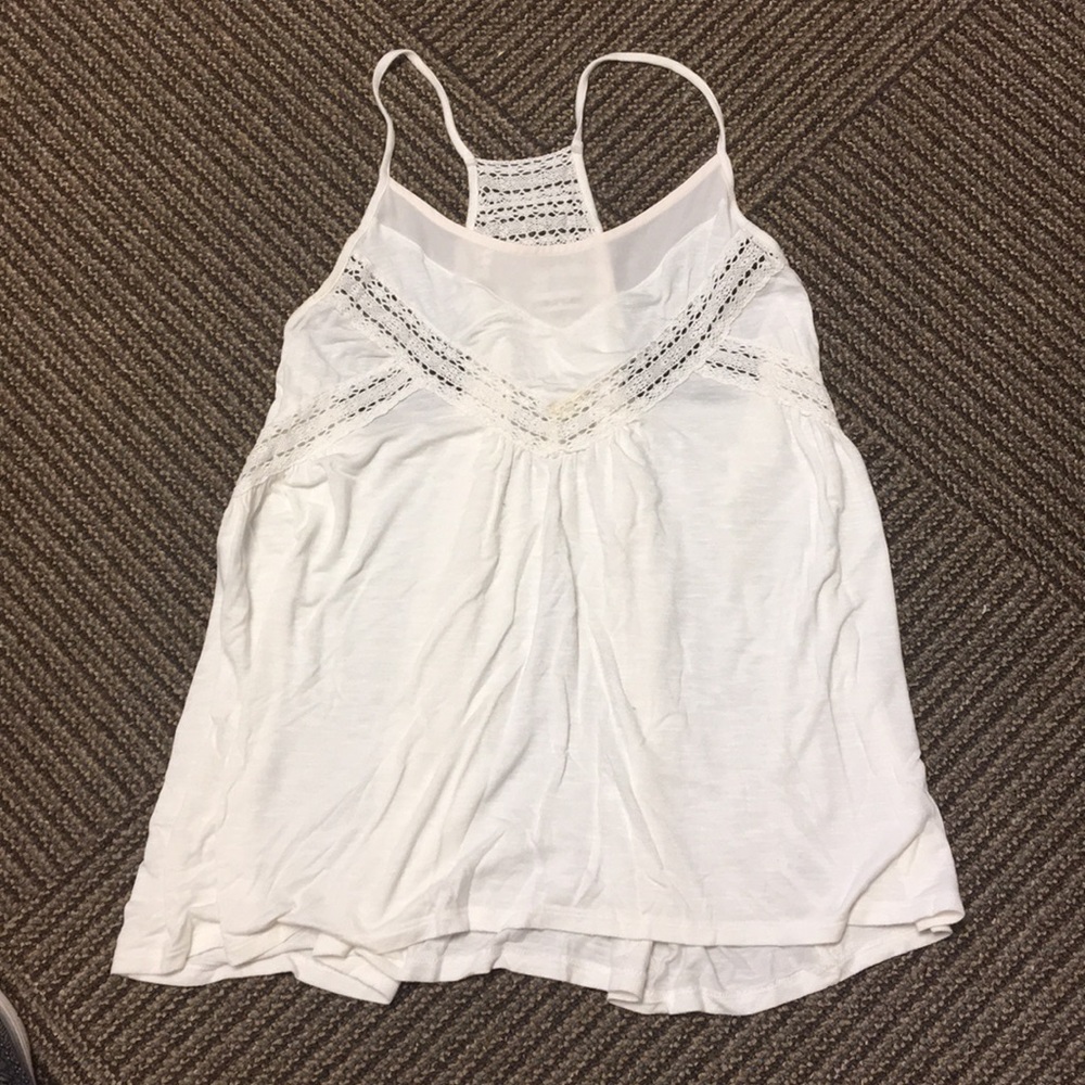 White tank top blouse